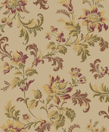 8065 Elvira Dark Beige Anno II Wallpaper by Boråstapeter