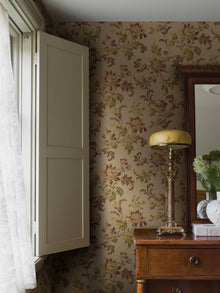 8065 Elvira Dark Beige Anno II Wallpaper by Boråstapeter