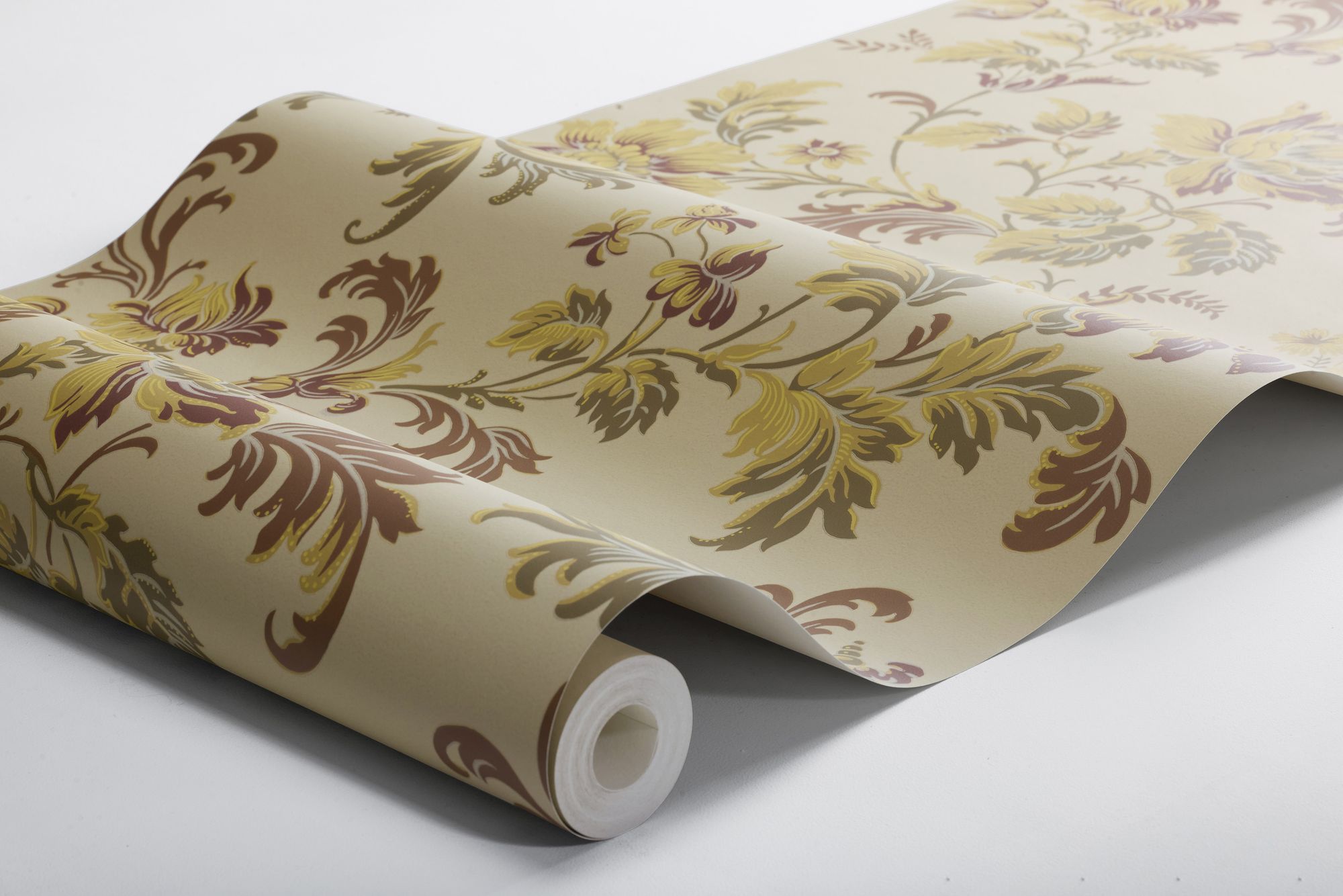 8065 Elvira Dark Beige Anno II Wallpaper by Boråstapeter