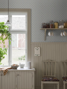8067 Stella Light Blue Anno II Wallpaper by Boråstapeter