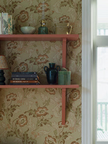 8069 Göteborg Light Red Anno II Wallpaper by Boråstapeter