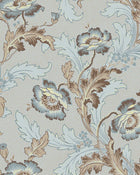 Göteborg Light Blue Anno II Wallpaper by Boråstapeter