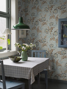 8070 Göteborg Light Blue Anno II Wallpaper by Boråstapeter