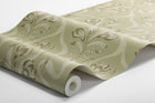 Jugendbukett Light Green Anno II Wallpaper by Boråstapeter
