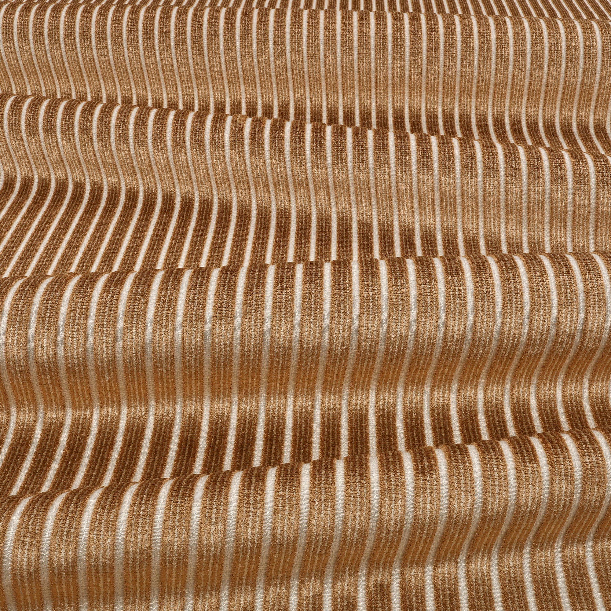 8072/01 Stria Copper Fabric by Romo