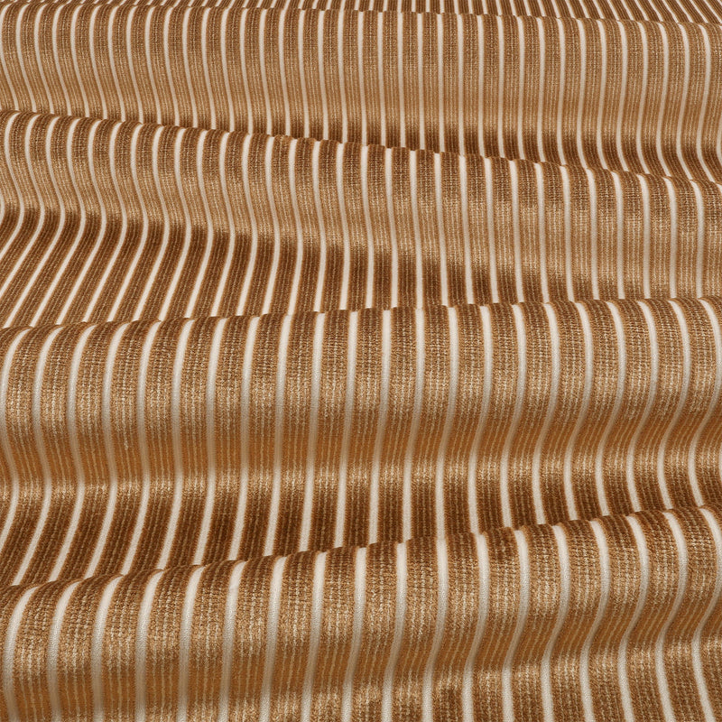 8072/01 Stria Copper Fabric by Romo