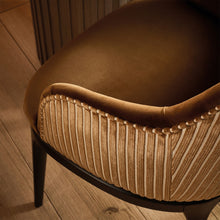8072/01 Stria Copper Fabric by Romo