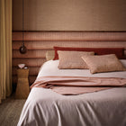 8072/01 Stria Copper Fabric by Romo