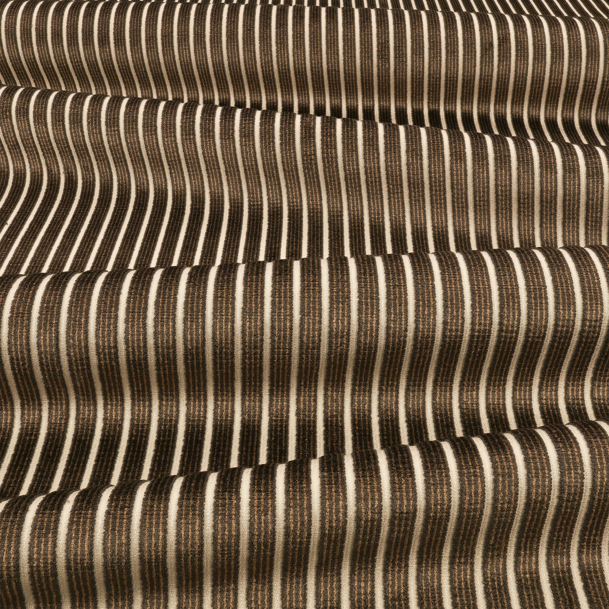 8072/05 Stria Espresso Fabric by Romo