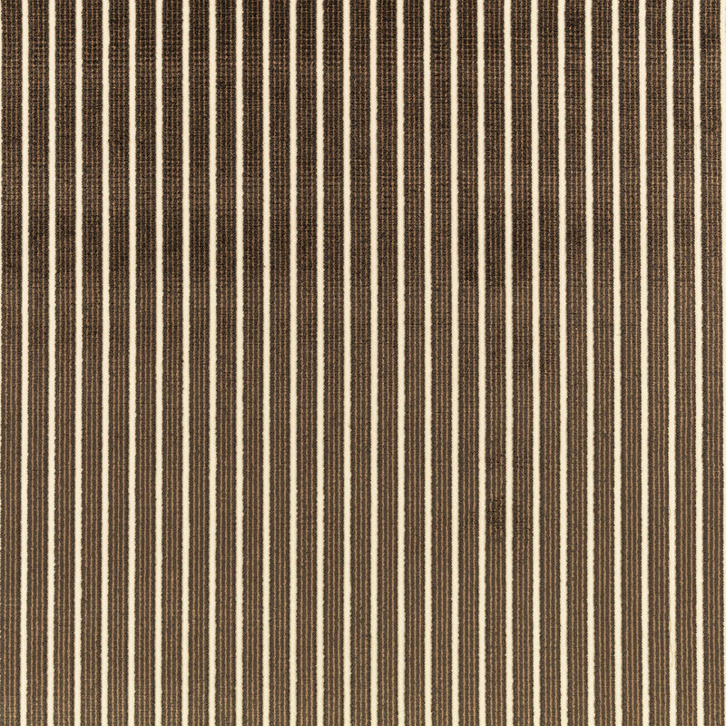 8072/05 Stria Espresso Fabric by Romo