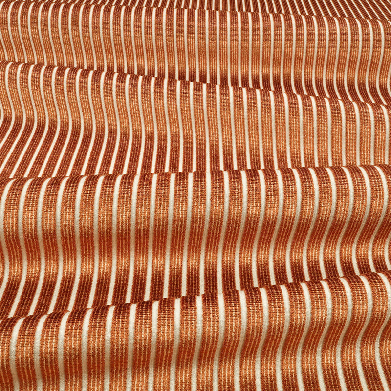 8072/06 Stria Burnt Sienna Fabric by Romo