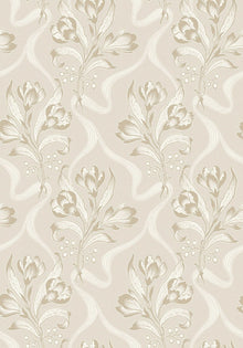 8072 Jugendbukett Light Beige Anno II Wallpaper by Boråstapeter