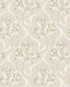 Jugendbukett Light Beige Anno II Wallpaper by Boråstapeter