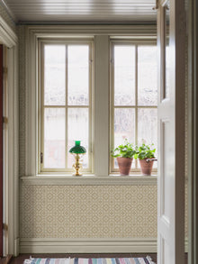 Friedrich Light Beige Anno II Wallpaper by Boråstapeter