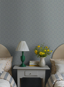 8074 Friedrich Light Blue Anno II Wallpaper by Boråstapeter