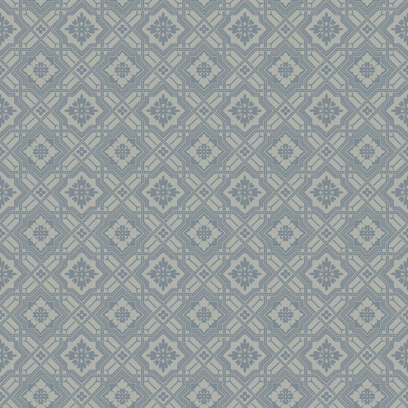 8074 Friedrich Light Blue Anno II Wallpaper by Boråstapeter
