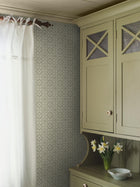 8075 Friedrich Light Green Anno II Wallpaper by Boråstapeter