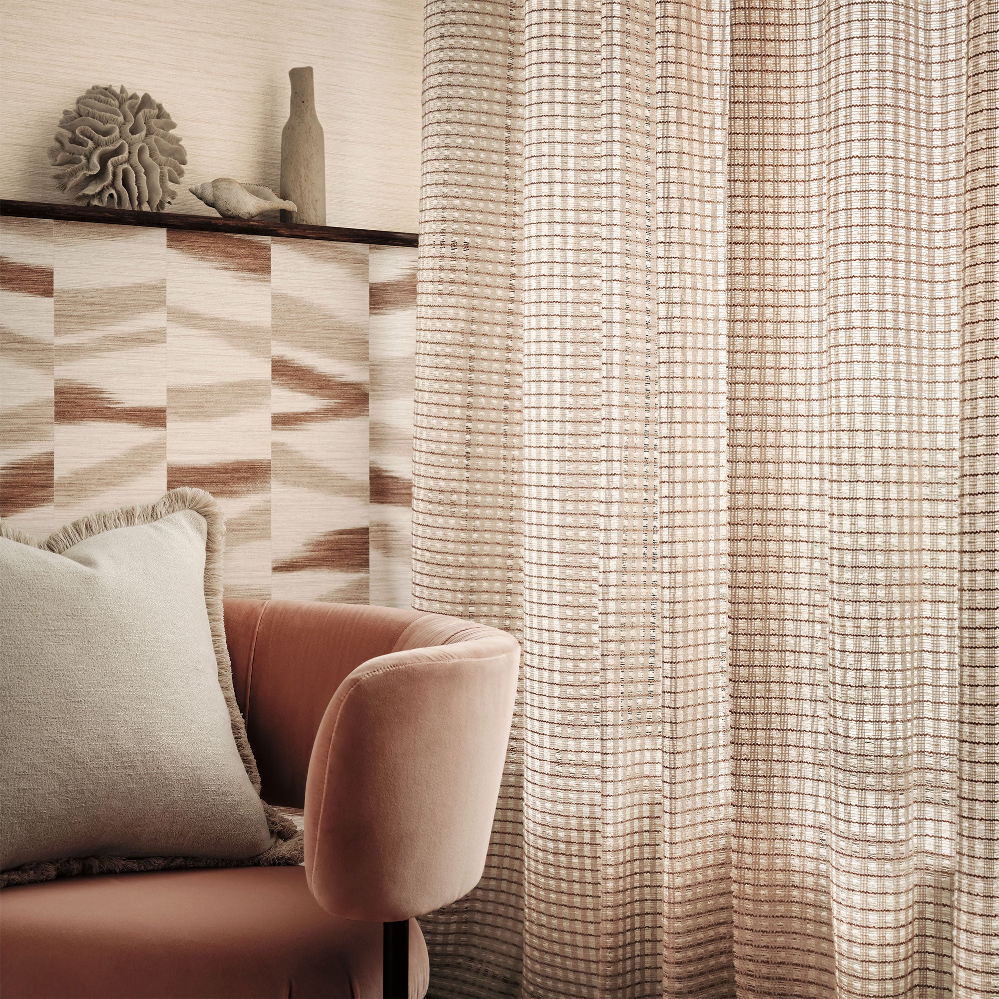 Kaia Elva Fabric by Romo