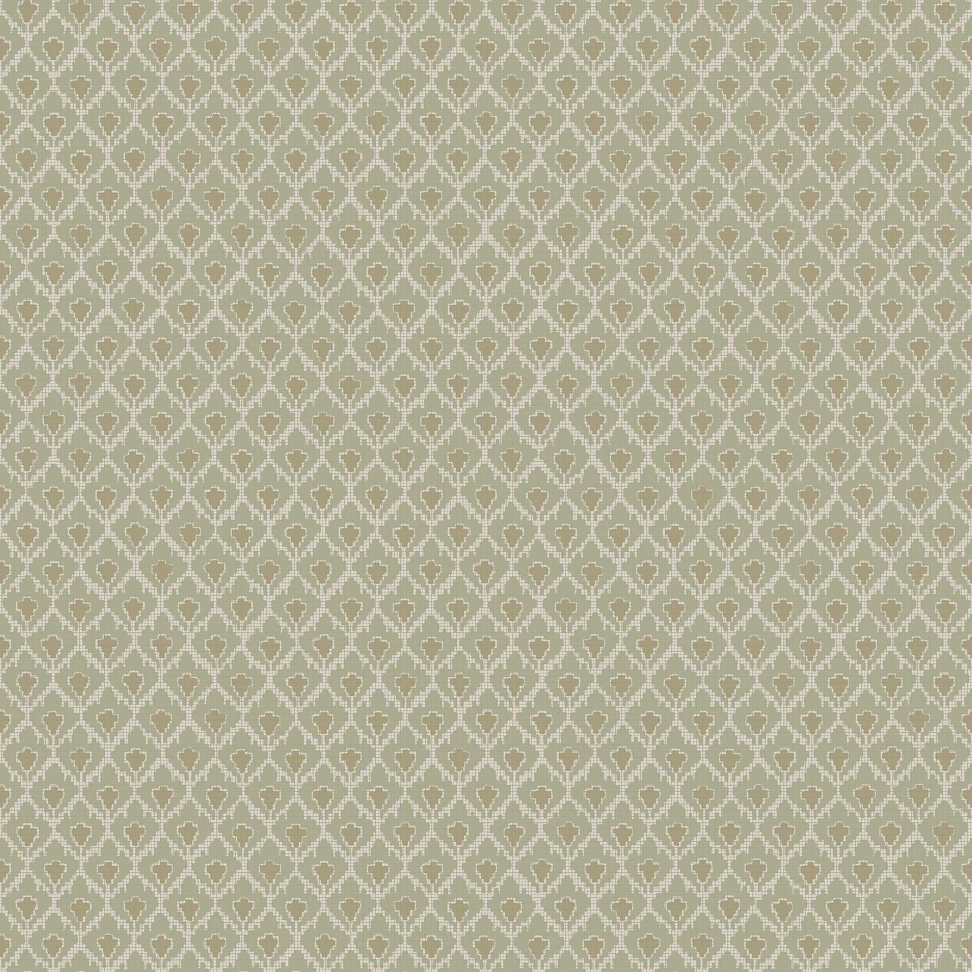 8077 Svea Light Green Anno II Wallpaper by Boråstapeter