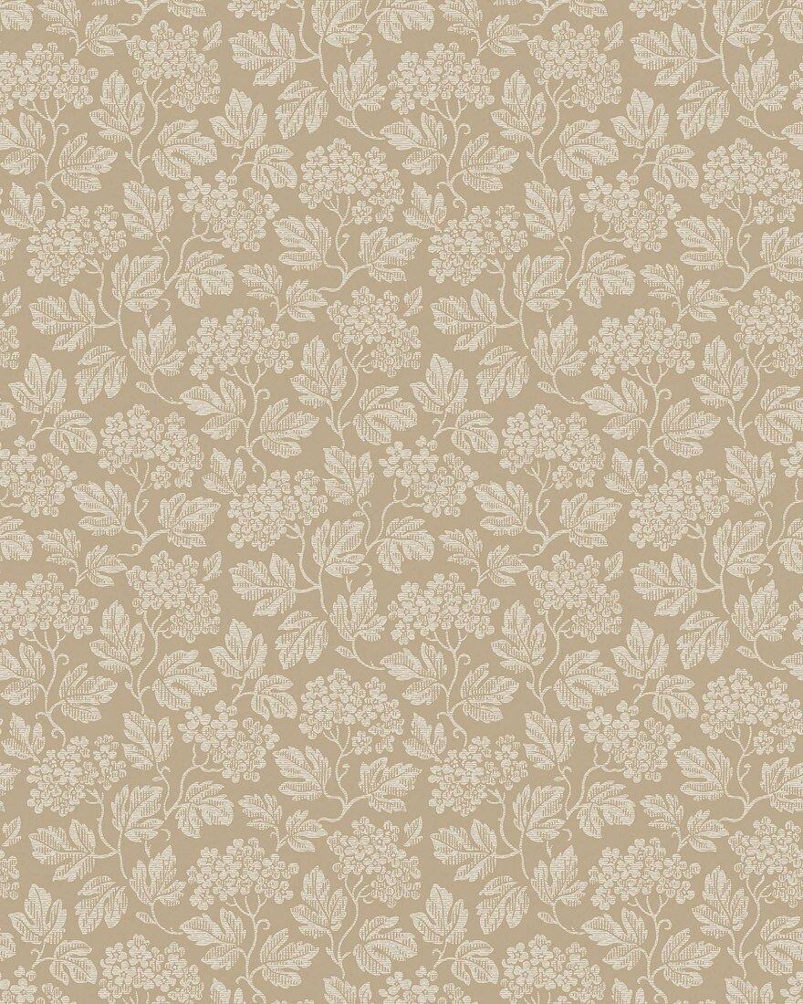 Hagtorn Light Beige Anno II Wallpaper by Boråstapeter