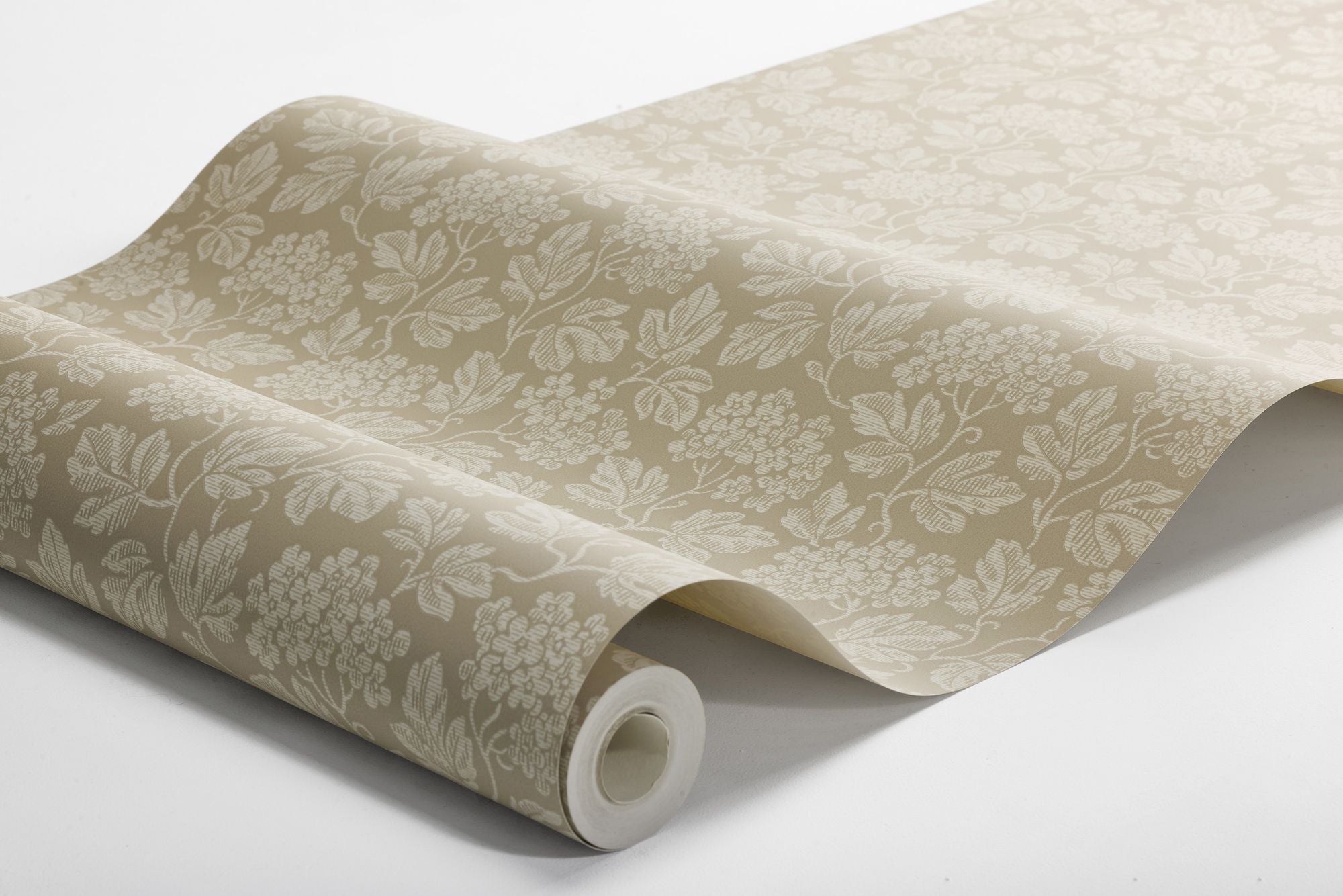 Hagtorn Light Beige Anno II Wallpaper by Boråstapeter