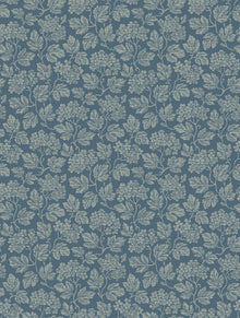 8082 Hagtorn Dark Blue Anno II Wallpaper by Boråstapeter