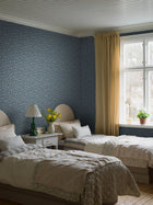8082 Hagtorn Dark Blue Anno II Wallpaper by Boråstapeter