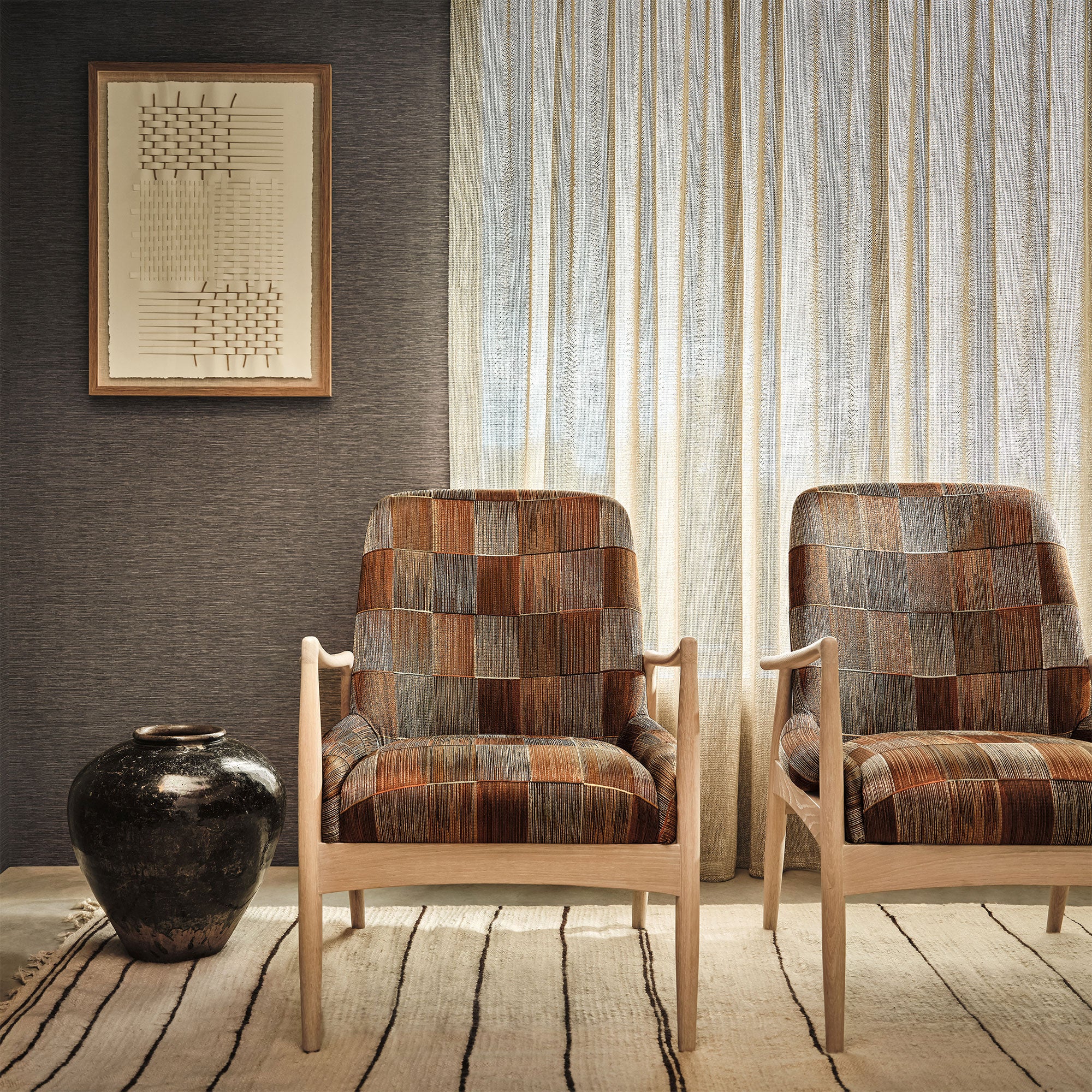 Teo Elva Fabric by Romo