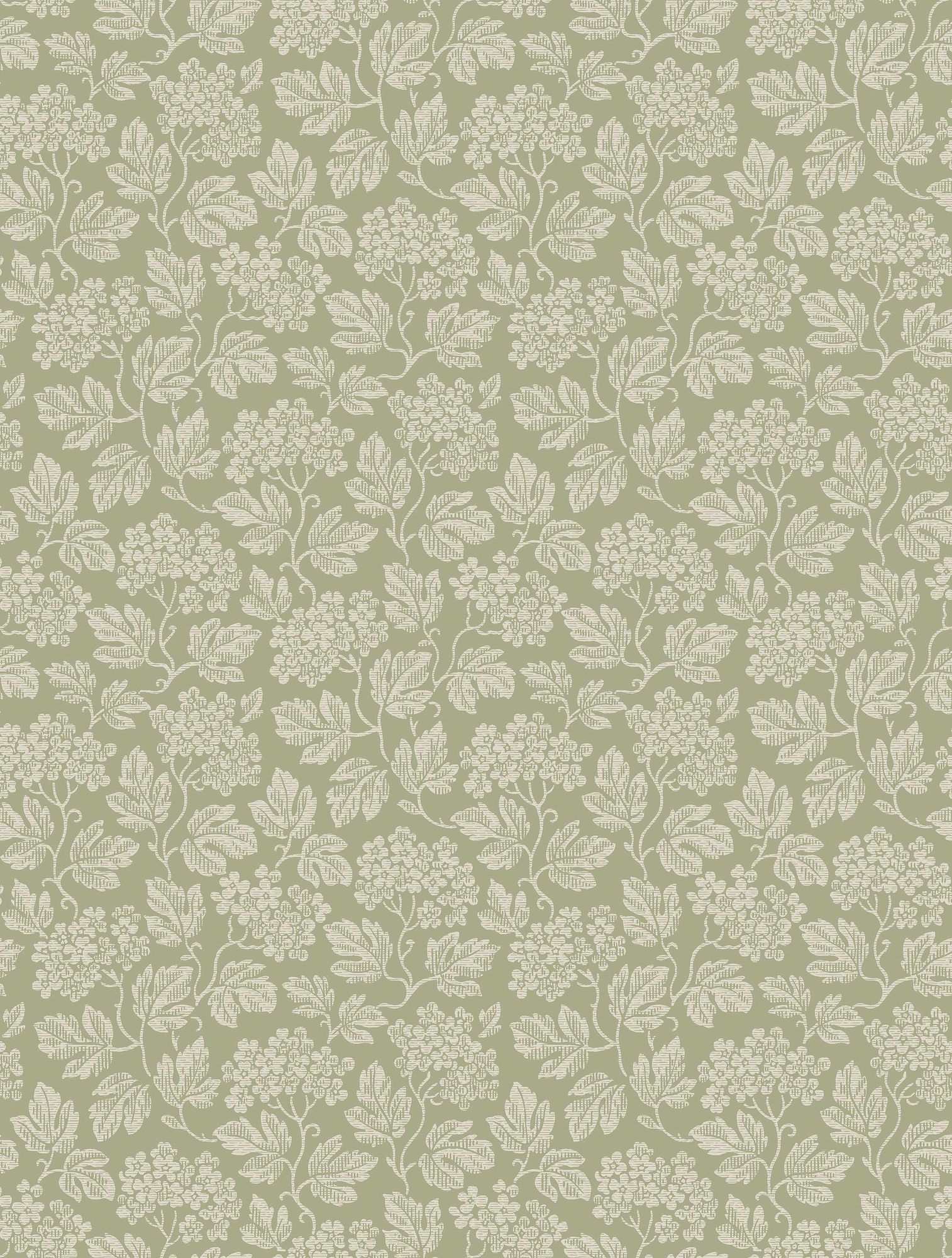 8083 Hagtorn Light Green Anno II Wallpaper by Boråstapeter