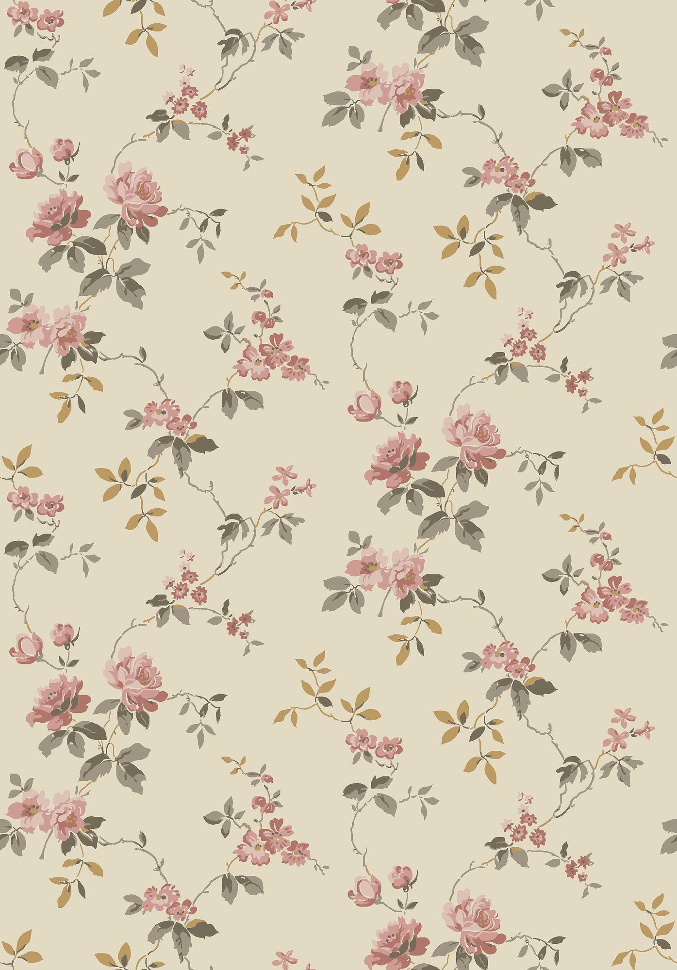 8084 Värmdö Light Beige Anno II Wallpaper by Boråstapeter