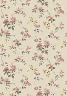 8084 Värmdö Light Beige Anno II Wallpaper by Boråstapeter
