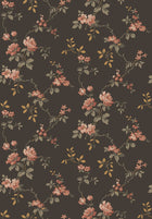 8085 Värmdö Dark Brown Anno II Wallpaper by Boråstapeter