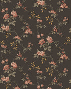 8085 Värmdö Dark Brown Anno II Wallpaper by Boråstapeter
