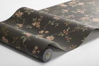 8085 Värmdö Dark Brown Anno II Wallpaper by Boråstapeter