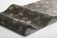 8085 Värmdö Dark Brown Anno II Wallpaper by Boråstapeter