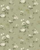 8086 Värmdö Light Green Anno II Wallpaper by Boråstapeter