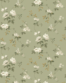 8086 Värmdö Light Green Anno II Wallpaper by Boråstapeter