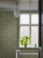 8086 Värmdö Light Green Anno II Wallpaper by Boråstapeter
