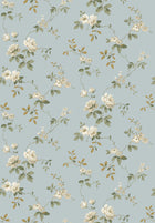 8087 Värmdö Light Blue Anno II Wallpaper by Boråstapeter