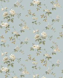8087 Värmdö Light Blue Anno II Wallpaper by Boråstapeter
