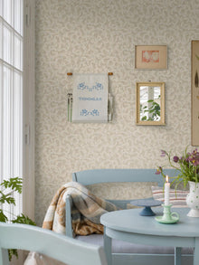 8088 Änggården Light Beige Anno II Wallpaper by Boråstapeter