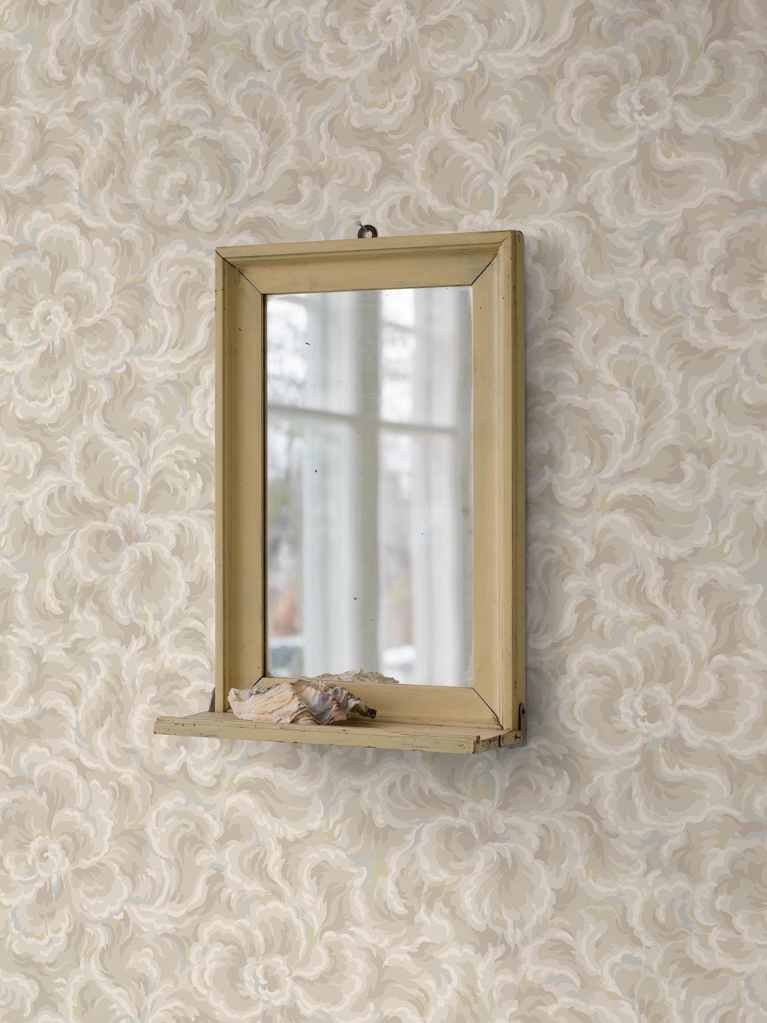 8088 Änggården Light Beige Anno II Wallpaper by Boråstapeter