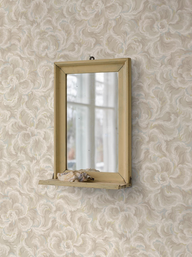 8088 Änggården Light Beige Anno II Wallpaper by Boråstapeter