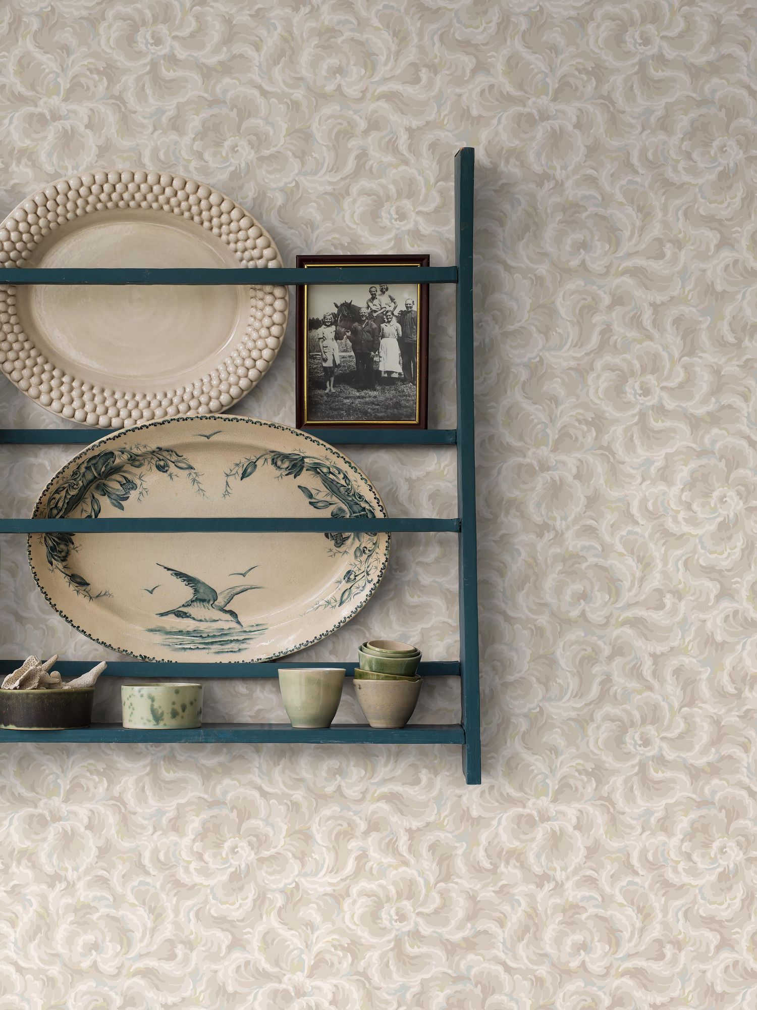 8088 Änggården Light Beige Anno II Wallpaper by Boråstapeter