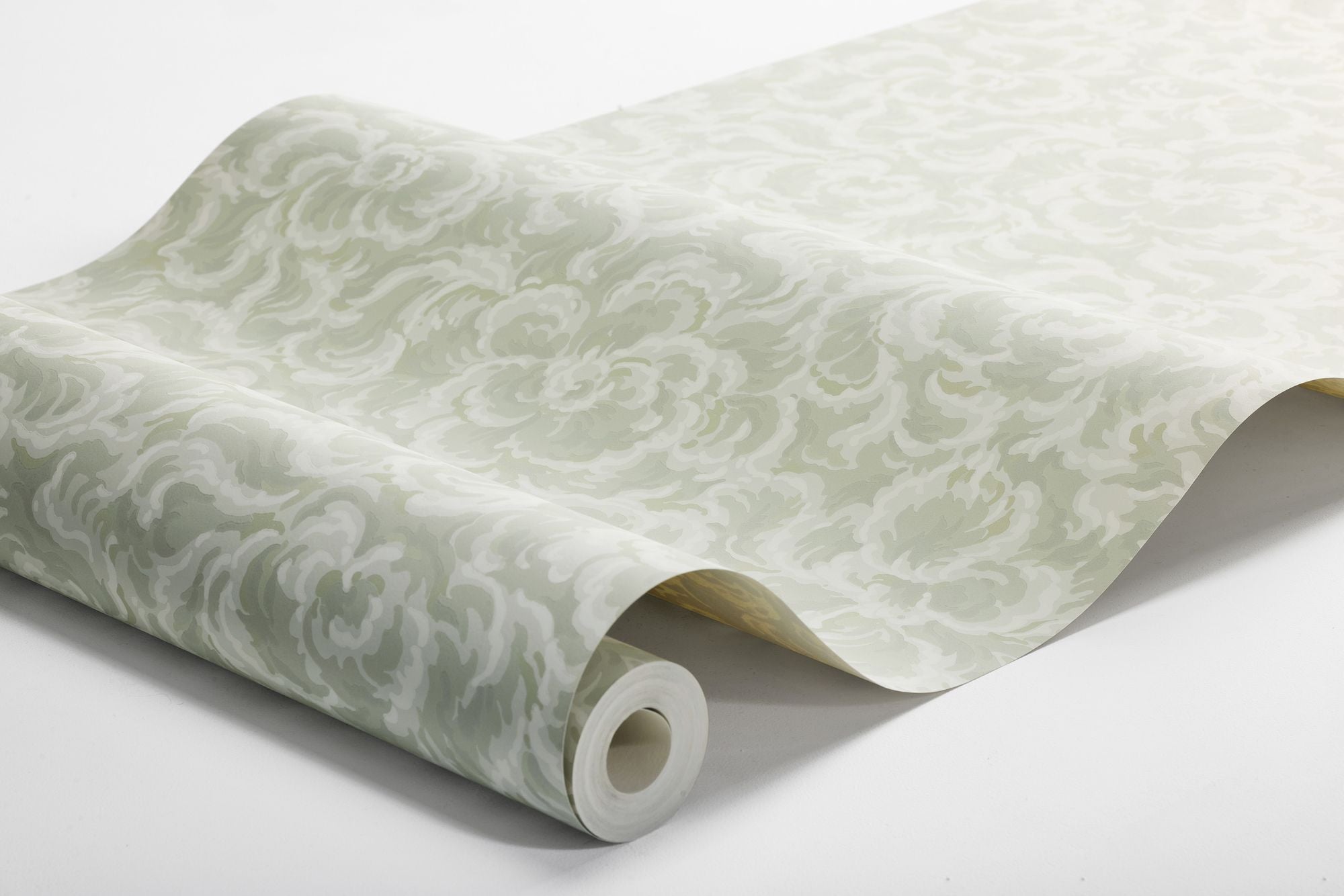 8089 Änggården Light Green Anno II Wallpaper by Boråstapeter