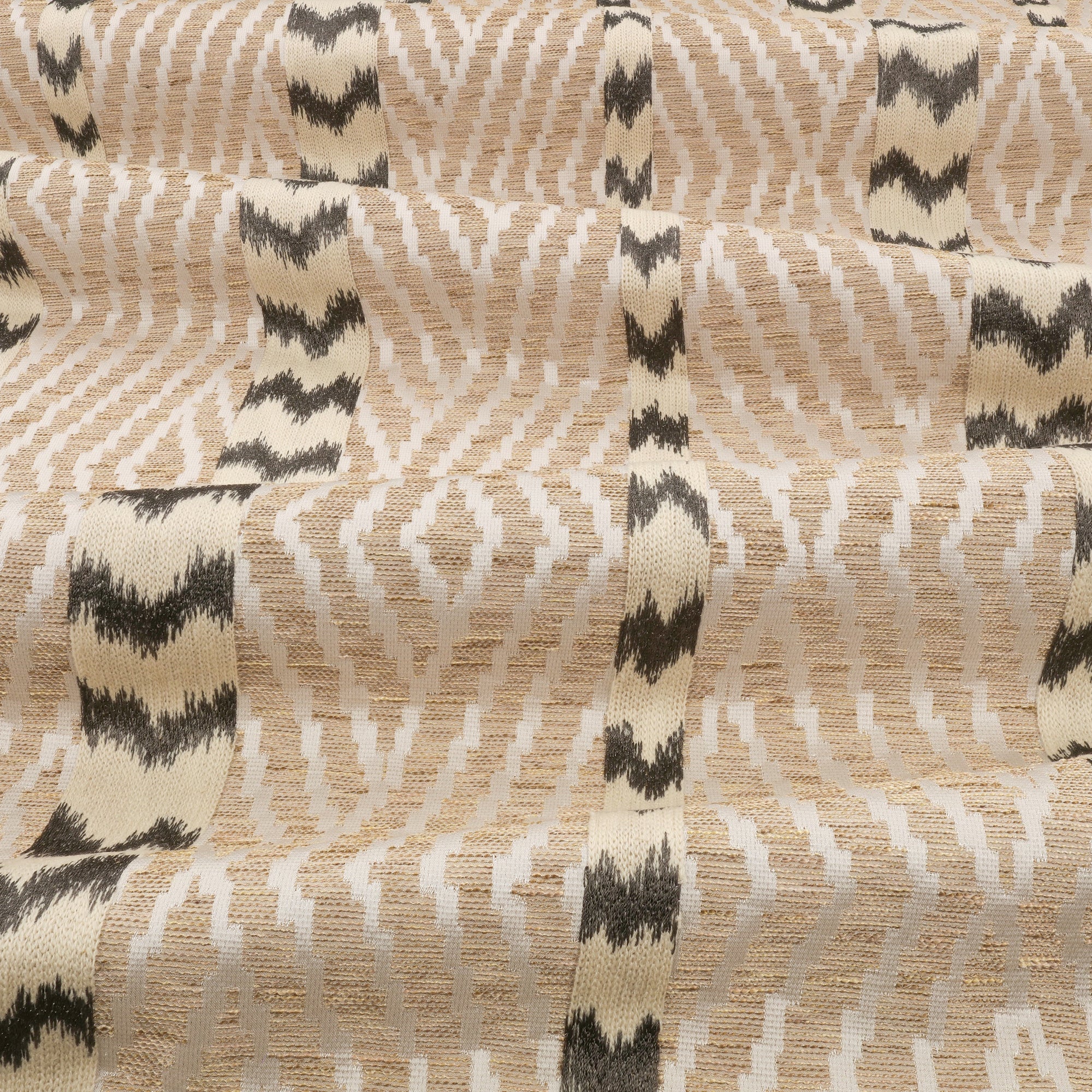 8091/01 Indu Charcoal Fabric by Romo