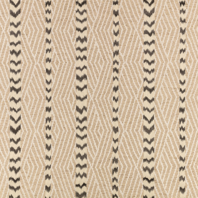 8091/01 Indu Charcoal Fabric by Romo