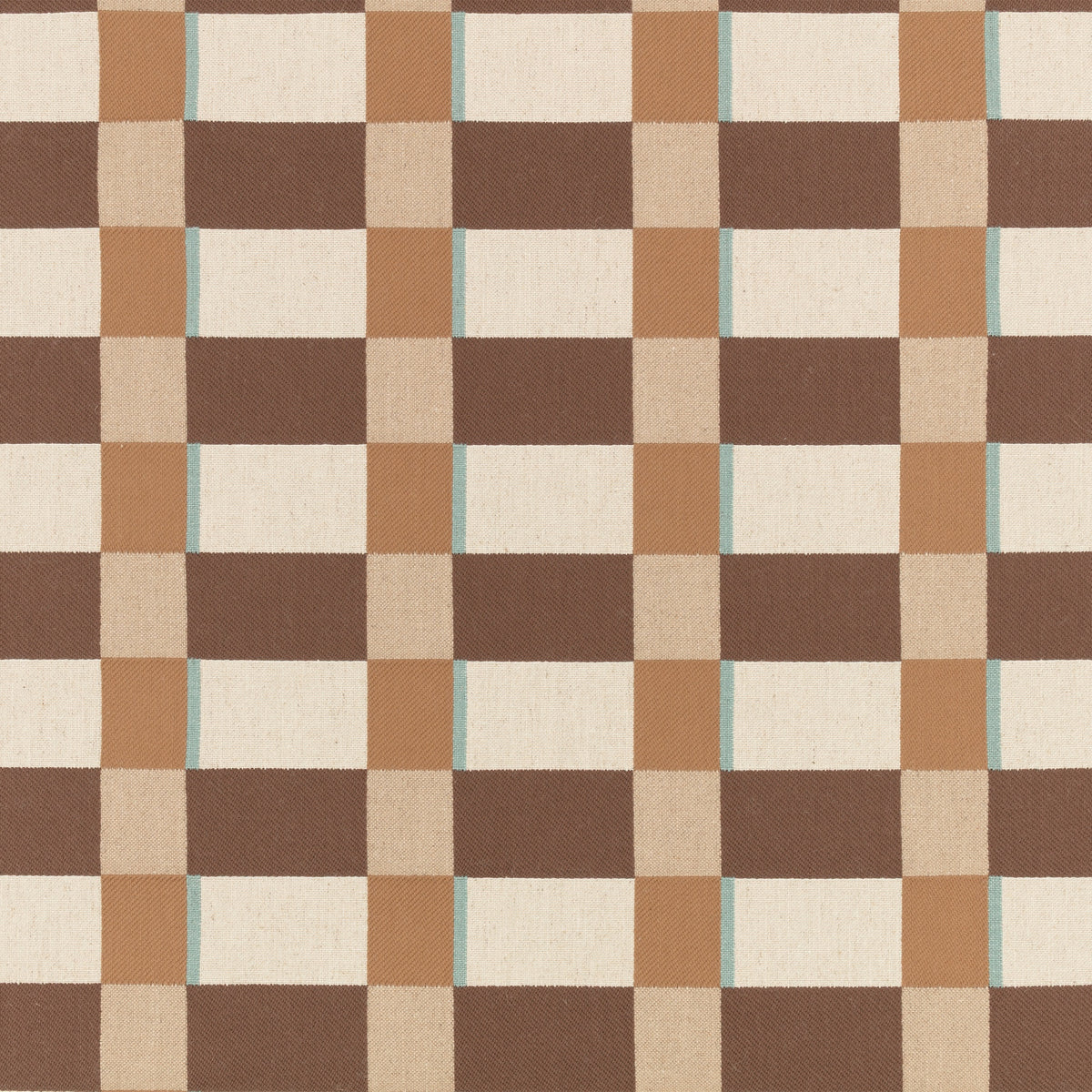 Lowen Chocolate Fabric by Romo