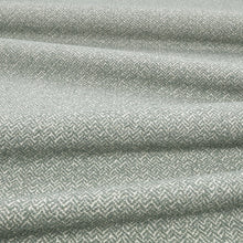 Arley Sea Holly Lowen Fabric by Romo draped