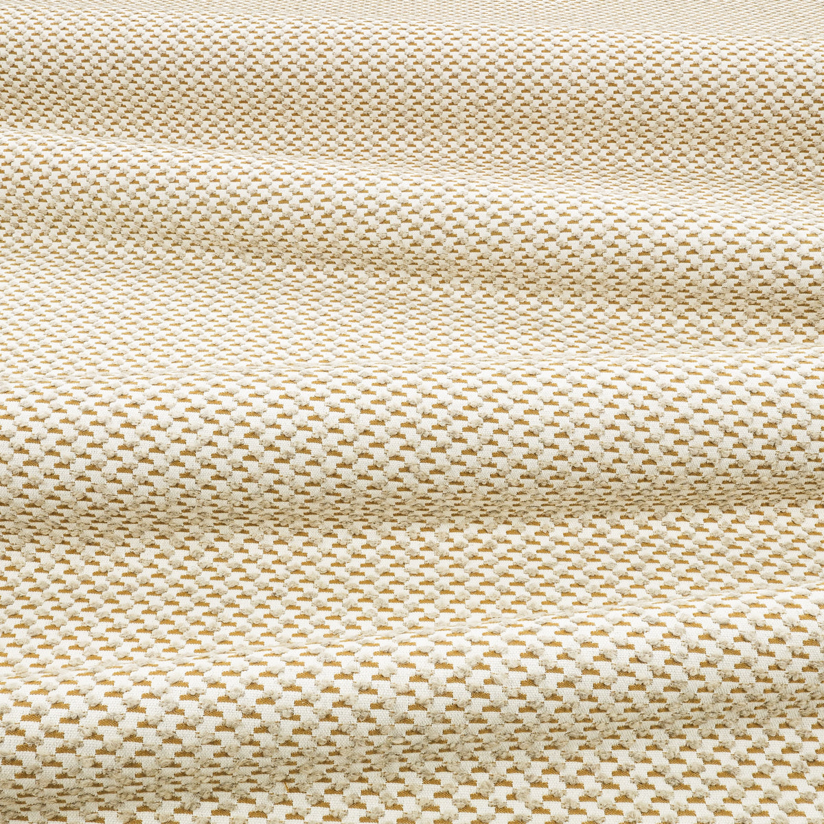 Ida Oat Lowen Fabric by Romo draped